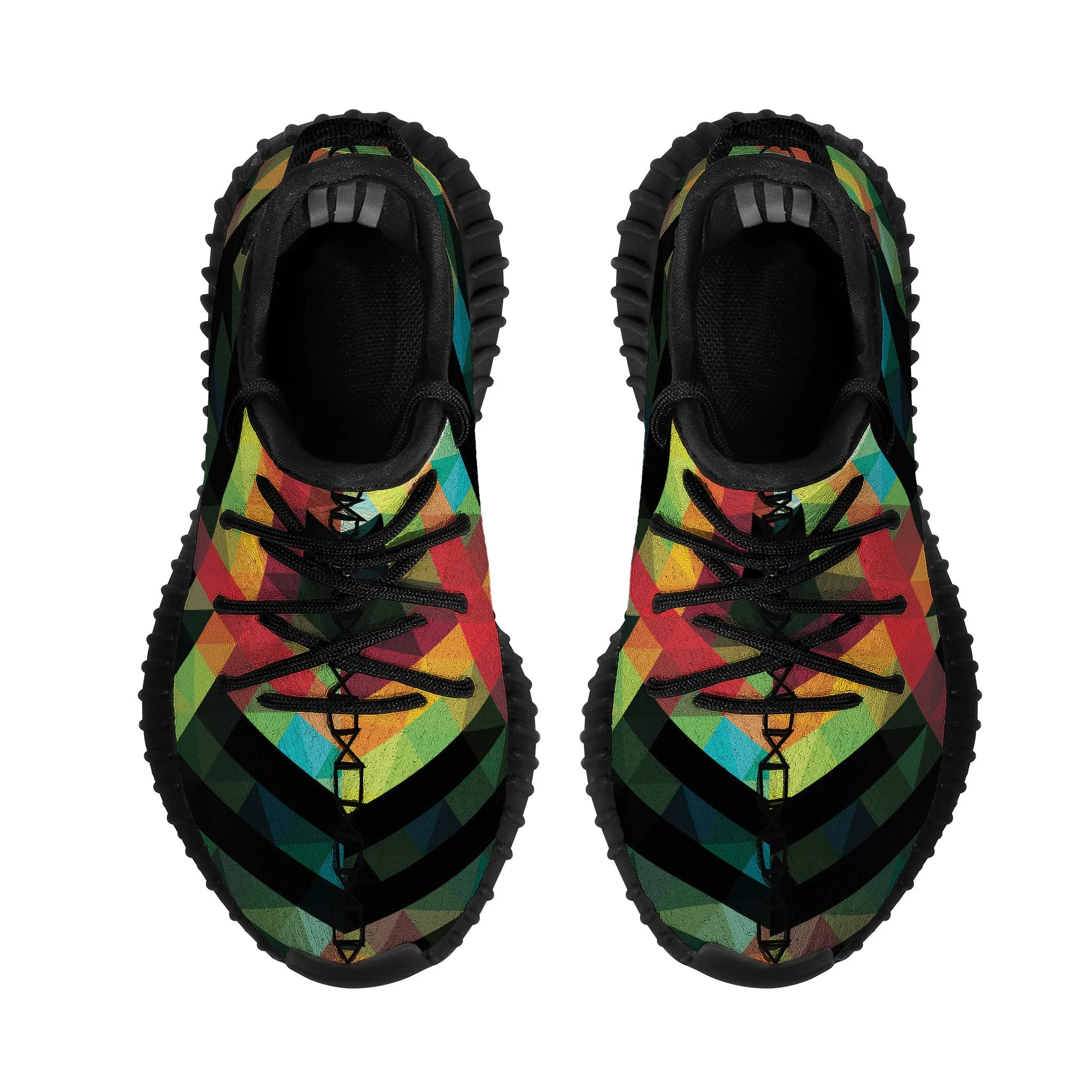 Kids Mesh Knit Sneaker - Black