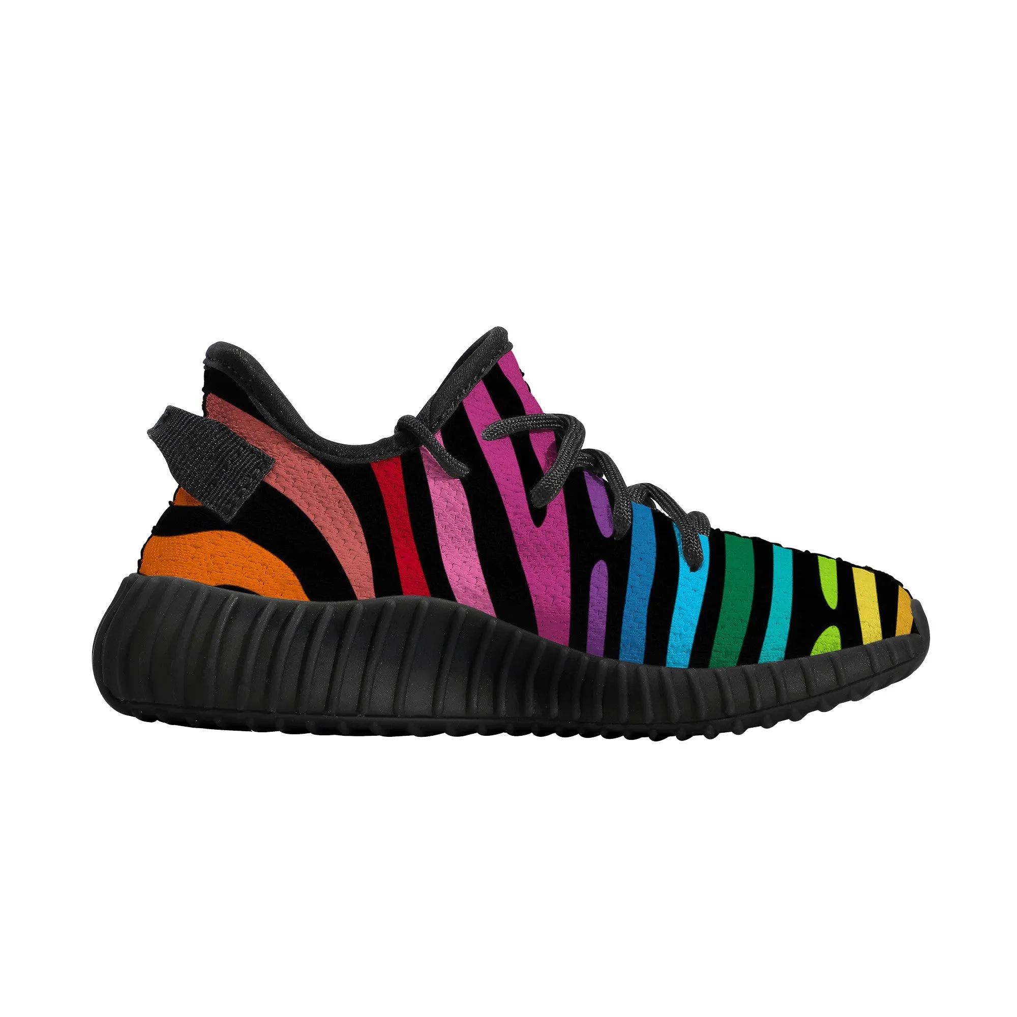 Kids Mesh Knit Sneaker - Rainbow