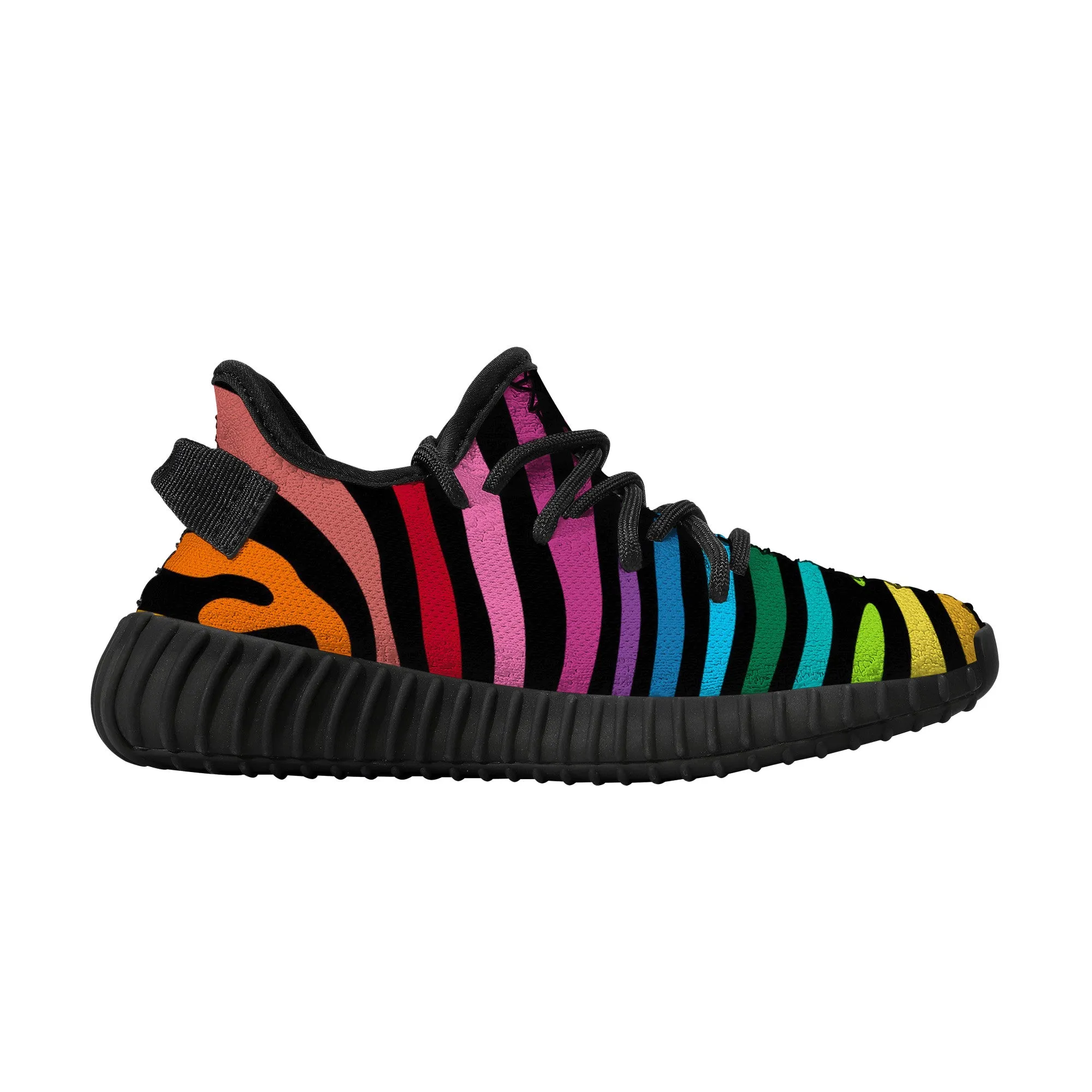 Kids Mesh Knit Sneaker - Rainbow