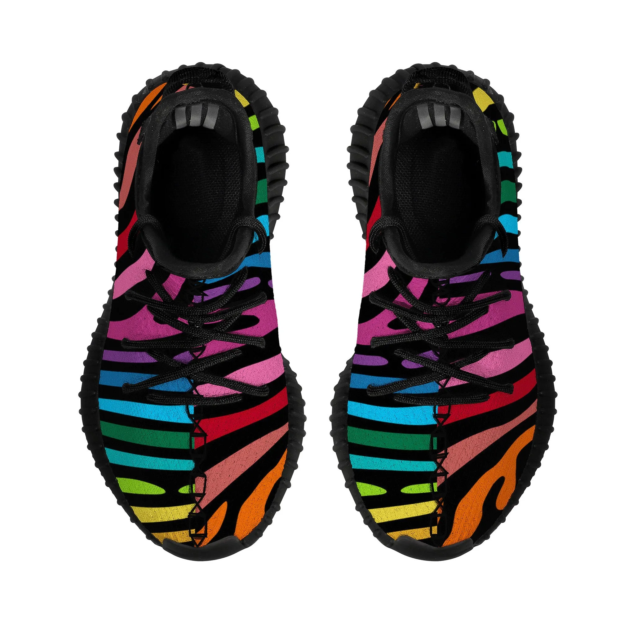 Kids Mesh Knit Sneaker - Rainbow