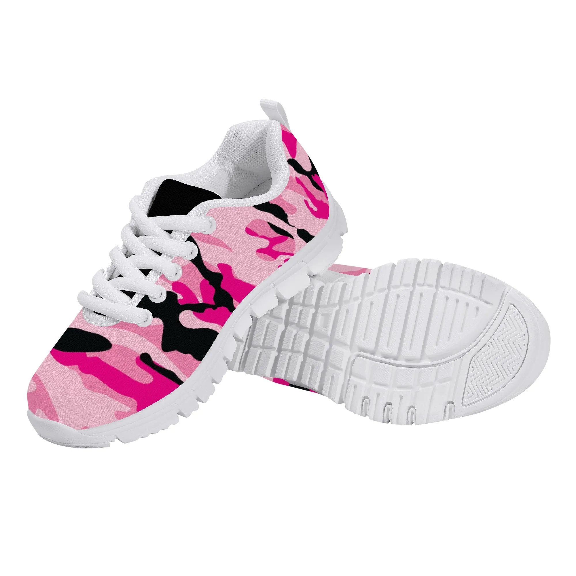Kids Sneakers - Pink/Black