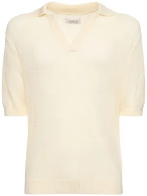 Laneus   Cotton mesh s/s polo 
