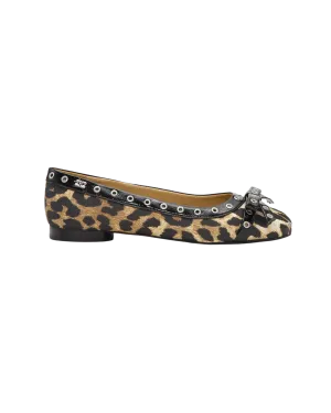 Leopard Ballerina Flats