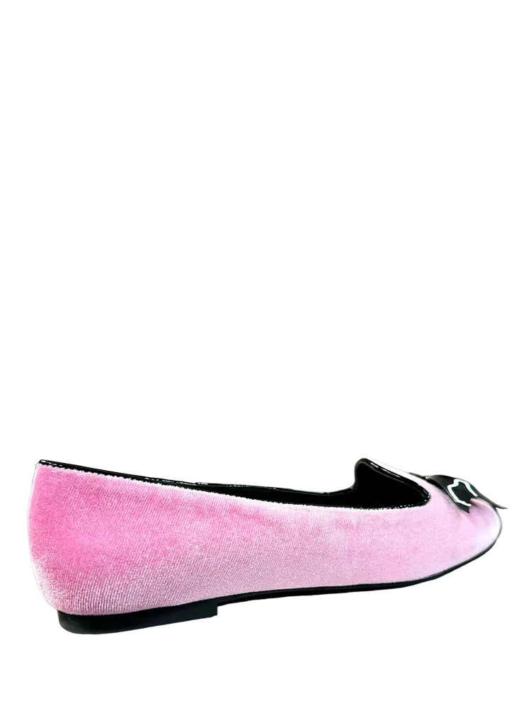 LYDIA SKULL BAT - PINK VELVET