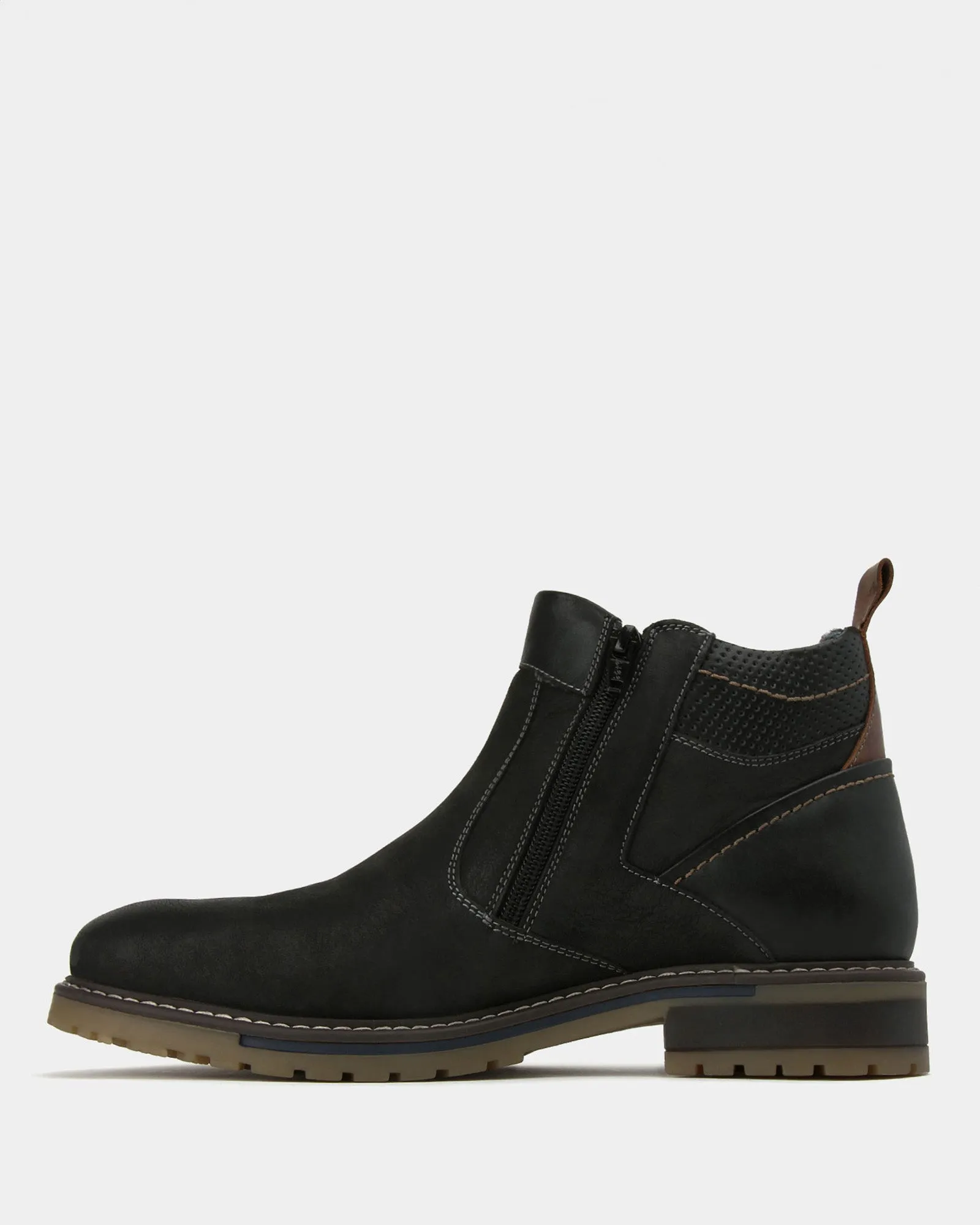 MATER Leather Zip Boots