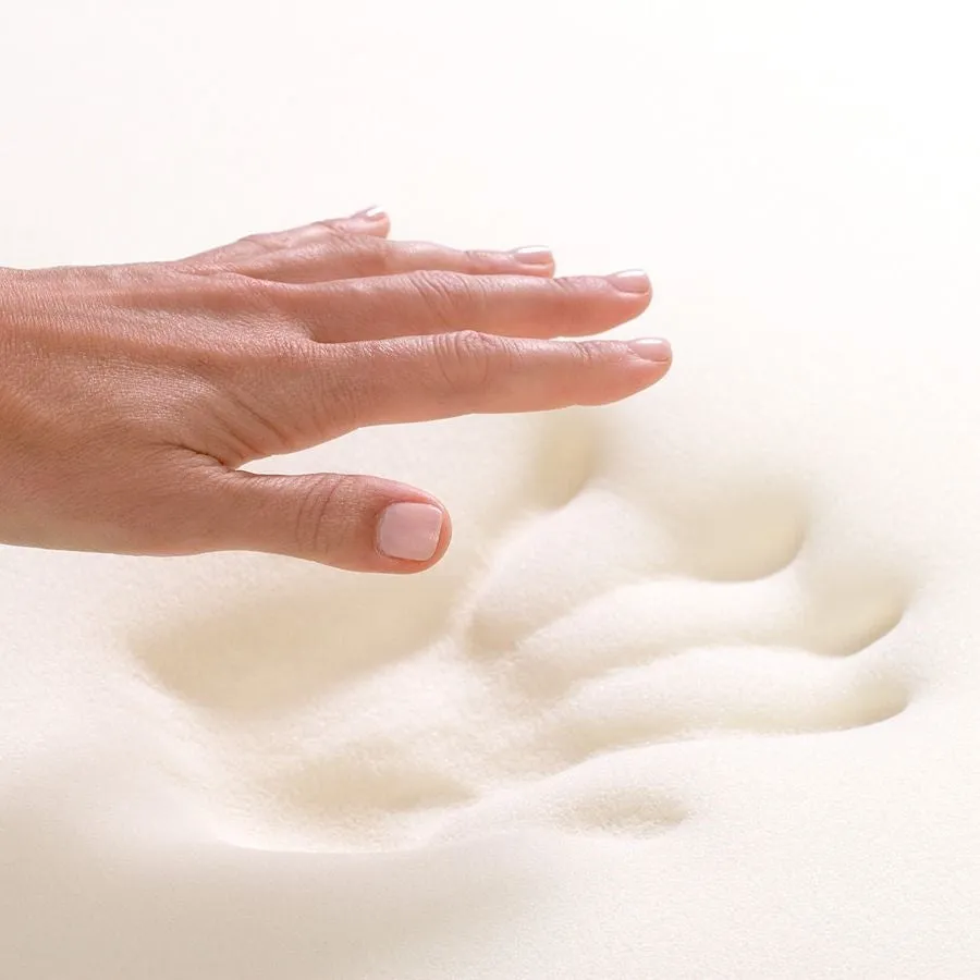 Memory Foam Mattress Topper with Luxury Easy Fit Cover 3 Inch CertiPUR Certified