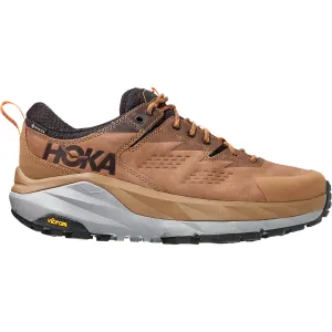 Men's Hoka Kaha Low GTX Otter/Persimmon Orange Nubuck