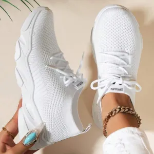 Mesh Lace Up Sneakers