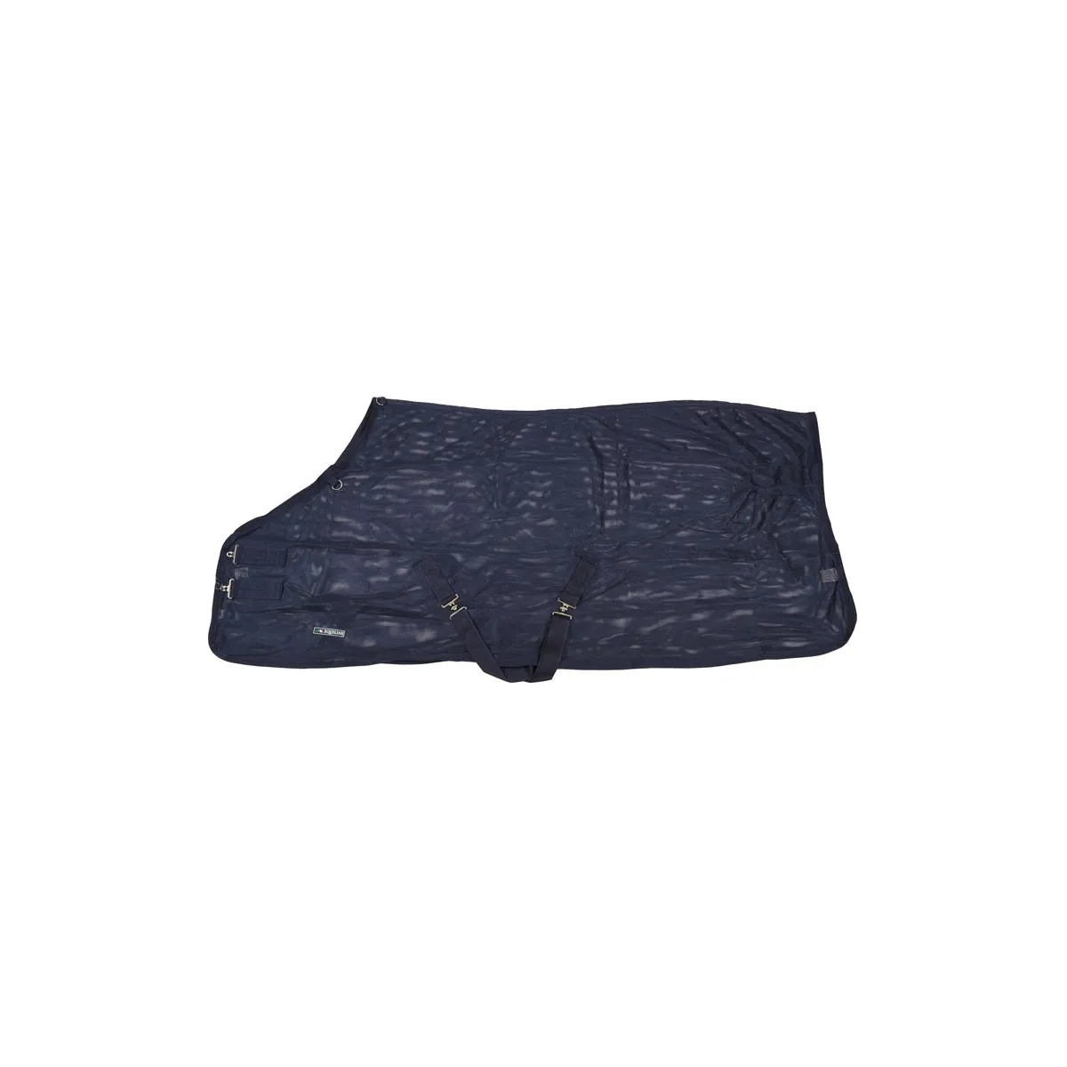 MESH RUG WITH STRAPS RAW MODEL BLUE