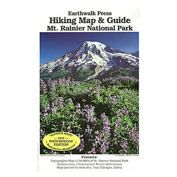 Mt Rainer Np Hiking Map & Gd