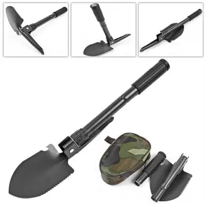 Multi-Function Camping Shovel Military Portable Folding