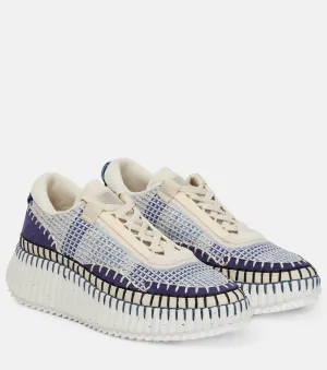 Nama Chloé mesh sneakers, blue