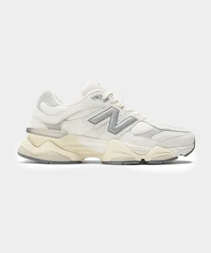 New Balance 9060 in Sea Salt   Concrete and Silver Metallic