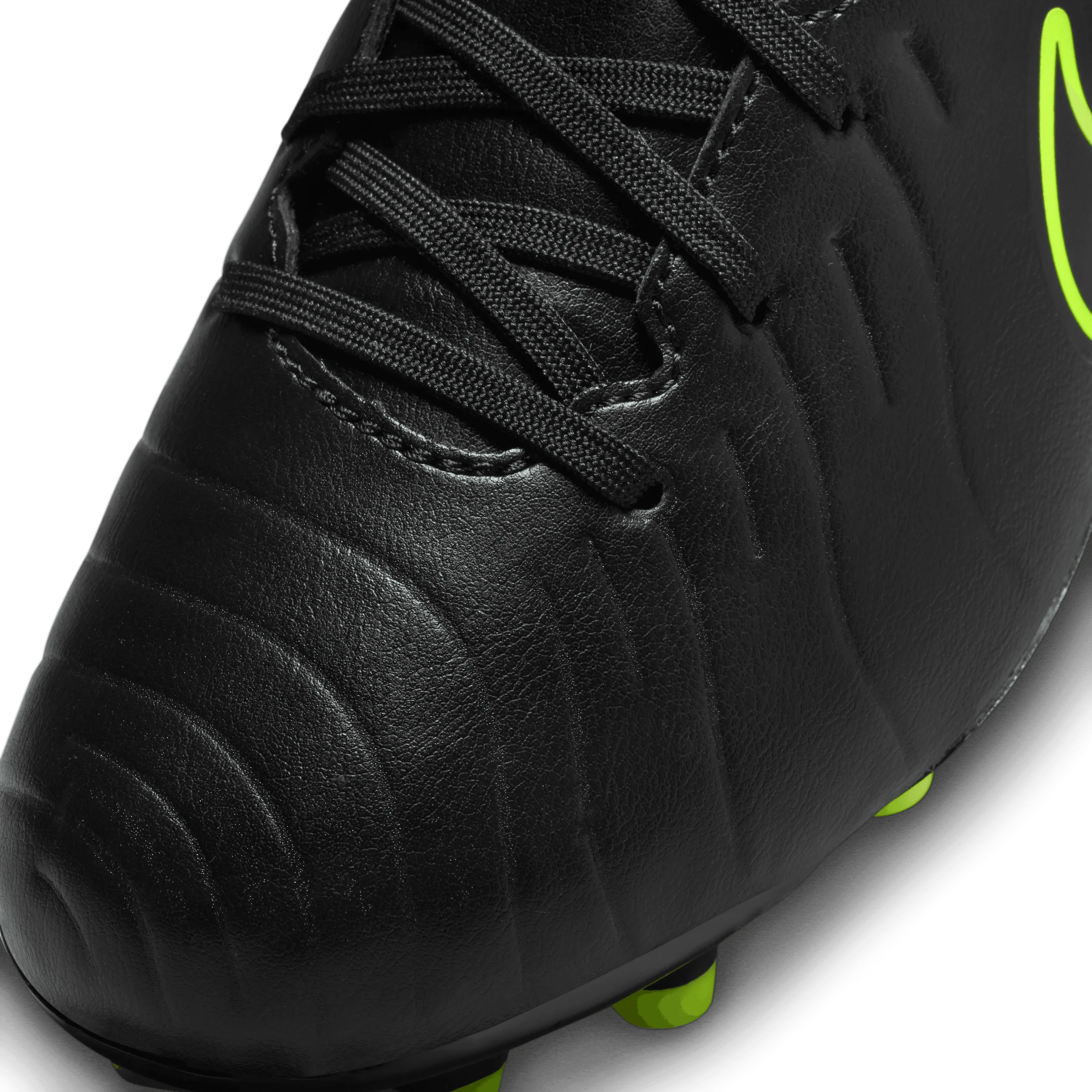 Nike Jr. Tiempo Legend 10 Club FG-Black/Volt