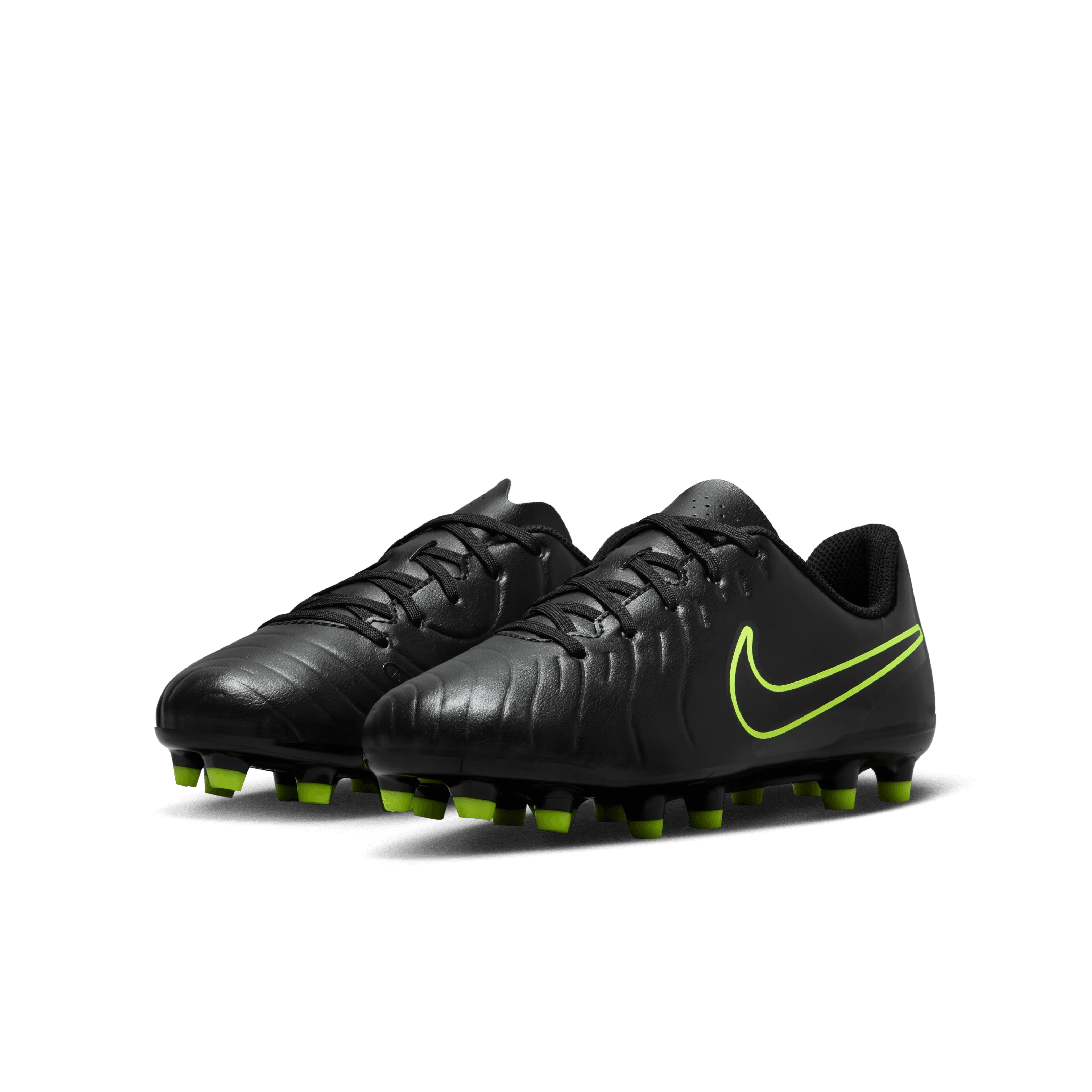 Nike Jr. Tiempo Legend 10 Club FG-Black/Volt