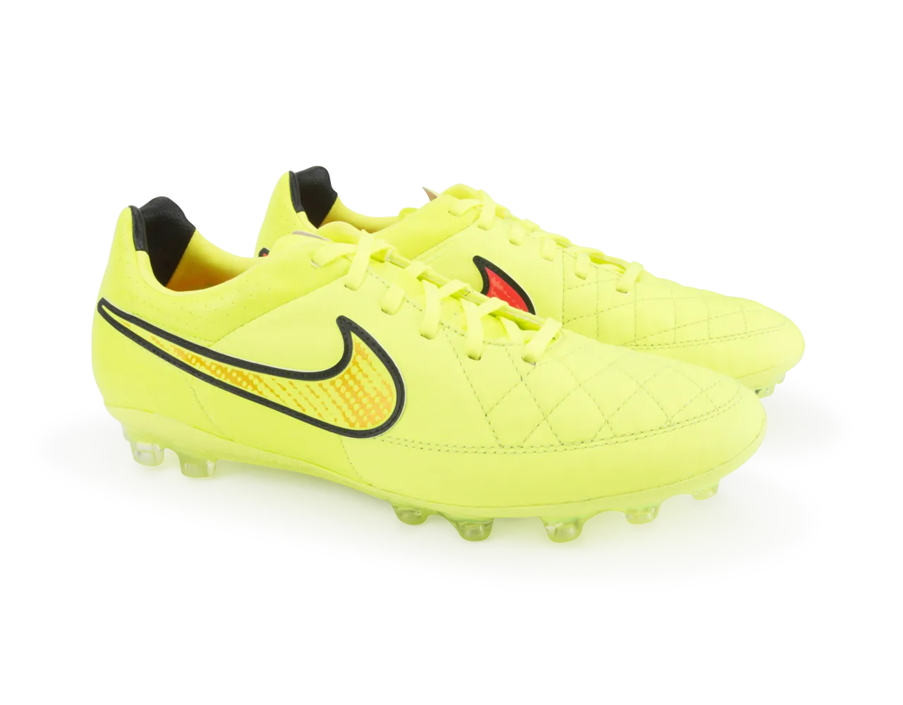 Nike Men's Tiempo Legacy AG Soccer Cleats Volt/Hyper Punch/Black