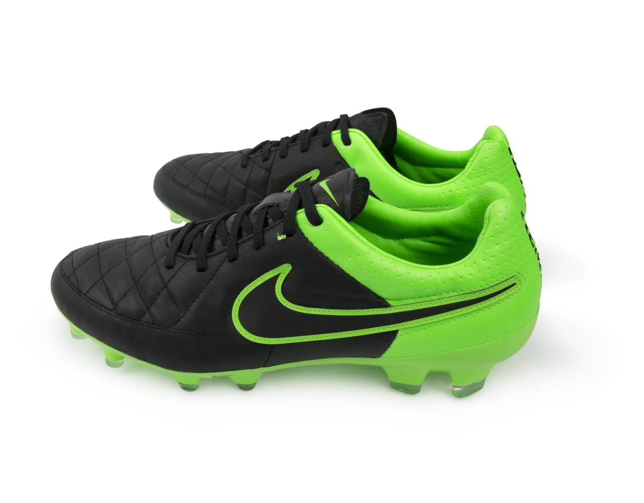 Nike Men's Tiempo Legacy FG Black/Green Strike/Black