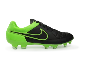 Nike Men's Tiempo Legacy FG Black/Green Strike/Black