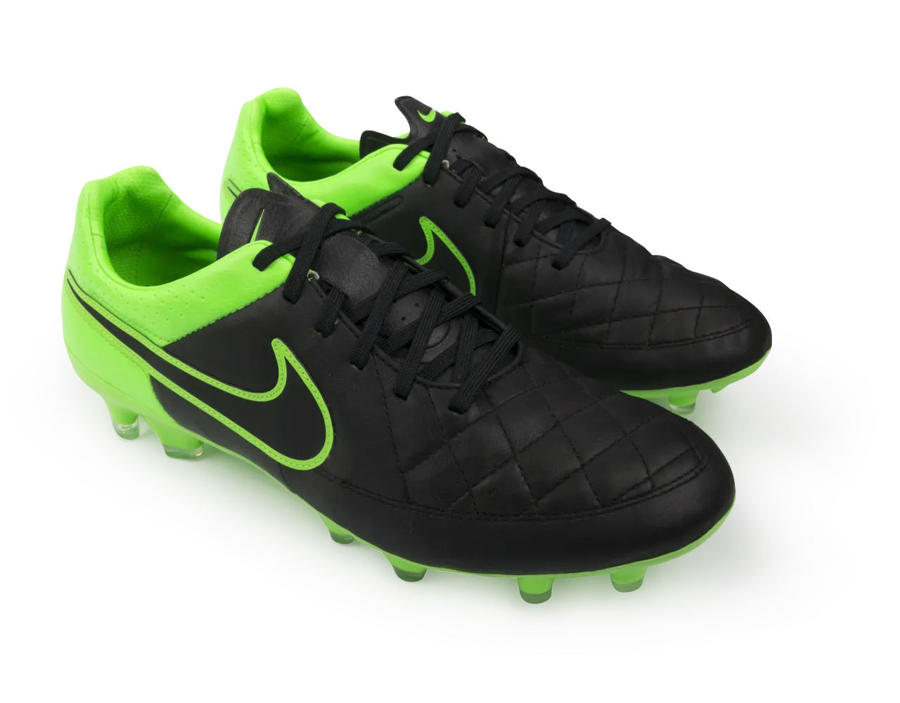 Nike Men's Tiempo Legacy FG Black/Green Strike/Black