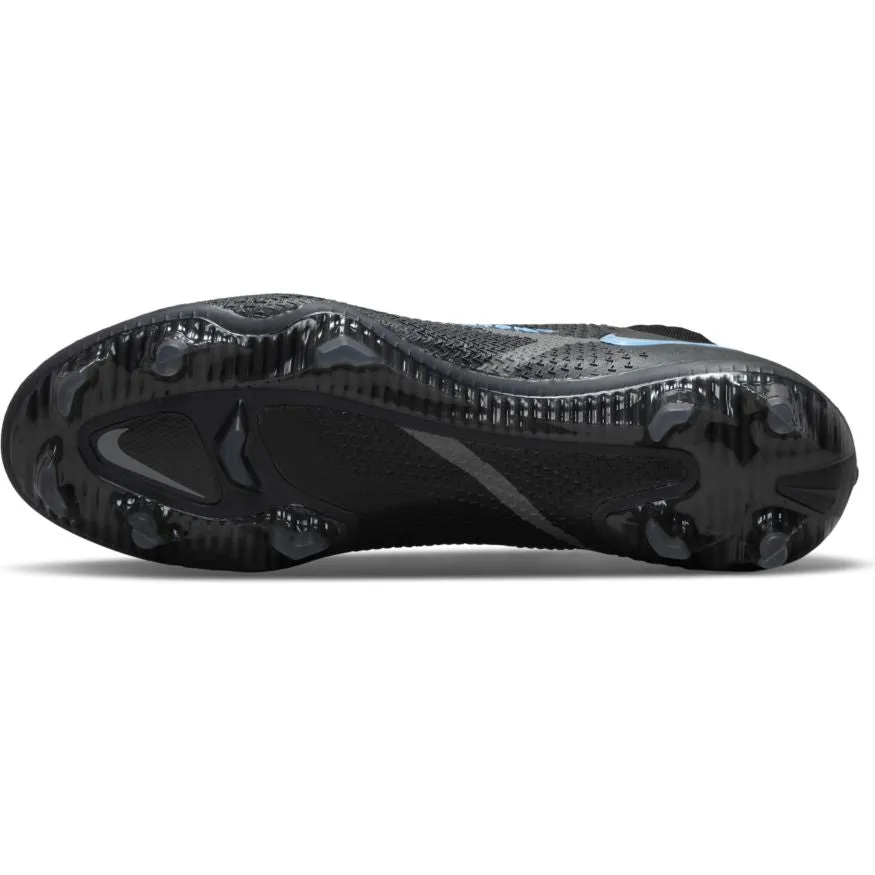Nike Phantom GT2 Elite FG-WHITE/BLACK-BLACK/BLACK-IRON GREY