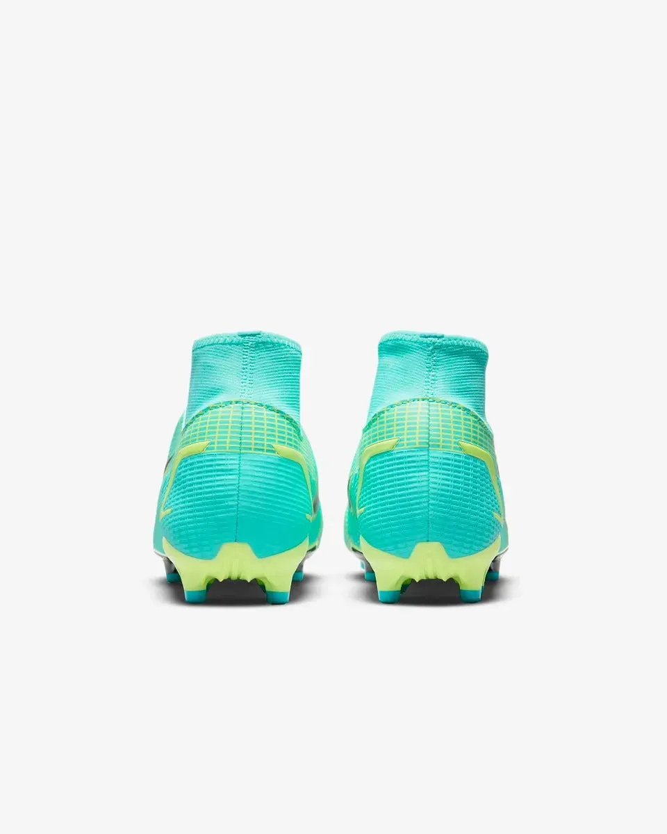 Nike Superfly 8 Academy FG-MG - Turquoise-Lime Glow
