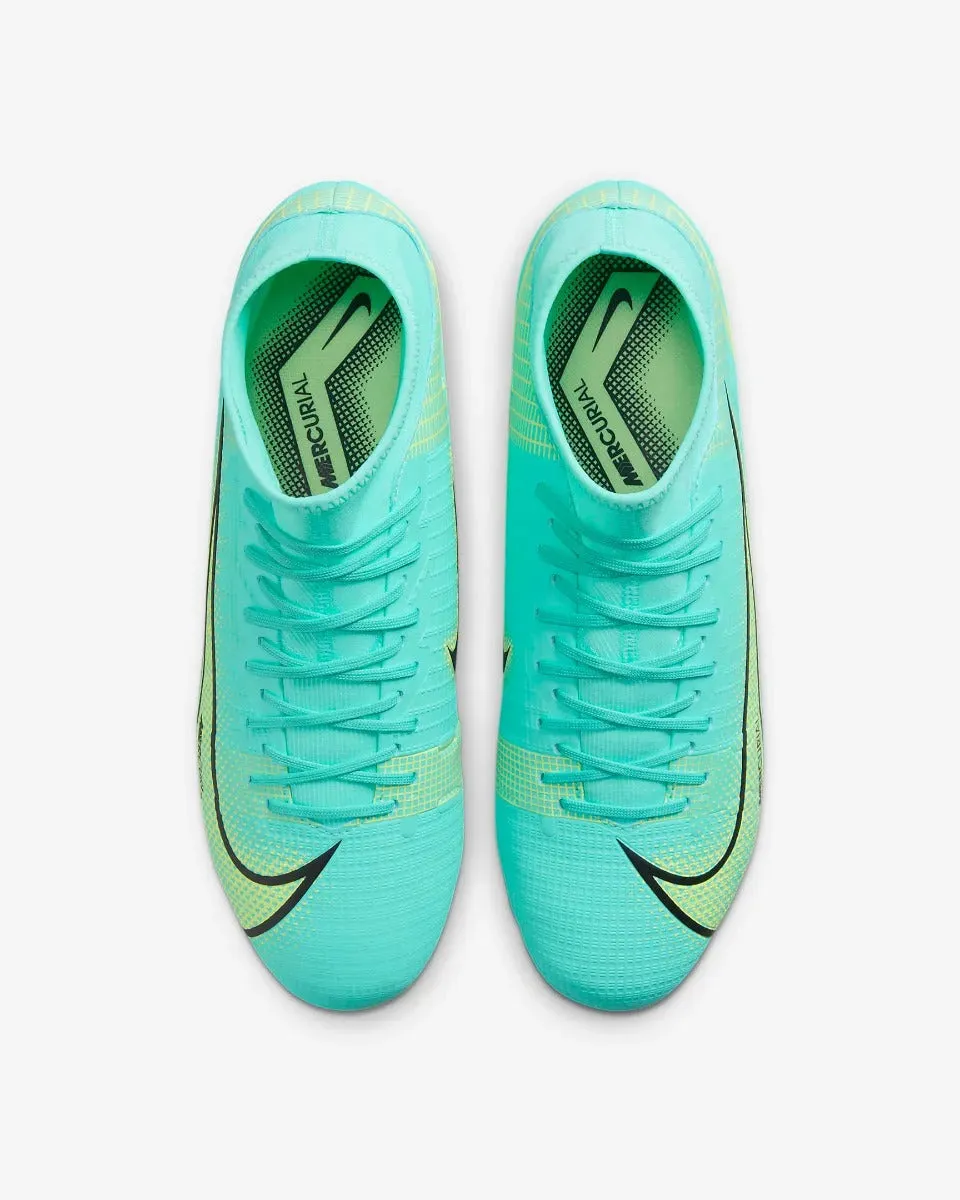 Nike Superfly 8 Academy FG-MG - Turquoise-Lime Glow