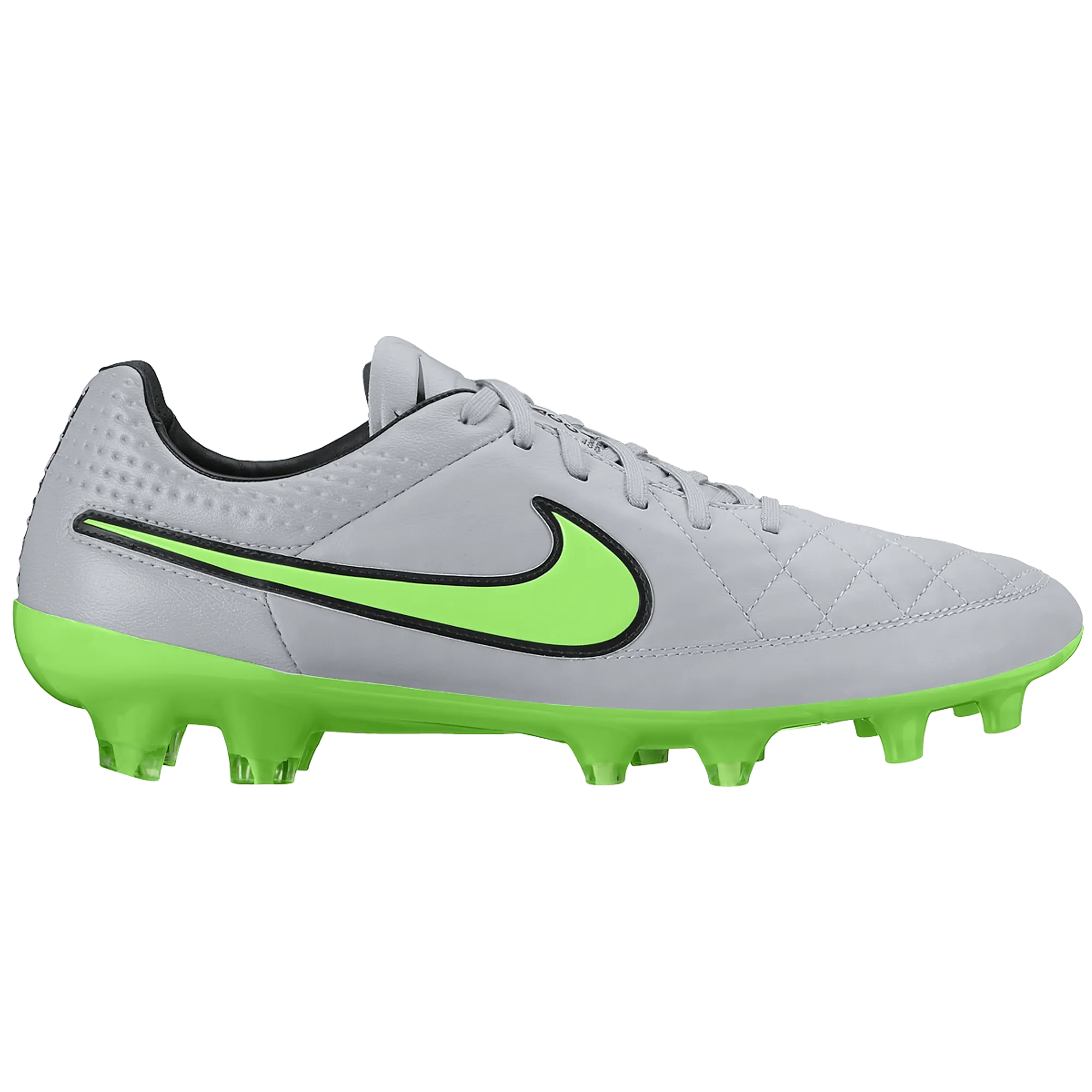 Nike Tiempo Legend V FG-HYPER GREEN/STORM GREY