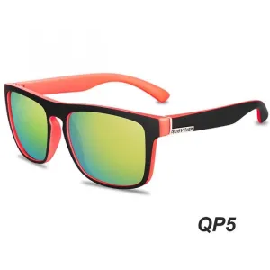 Orange Polarized Glasses Men Women Camping Hiking
