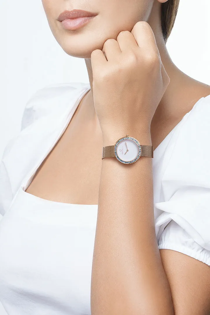 Orologio Ops Objects Cute Mesh Rosé OPSPW-744