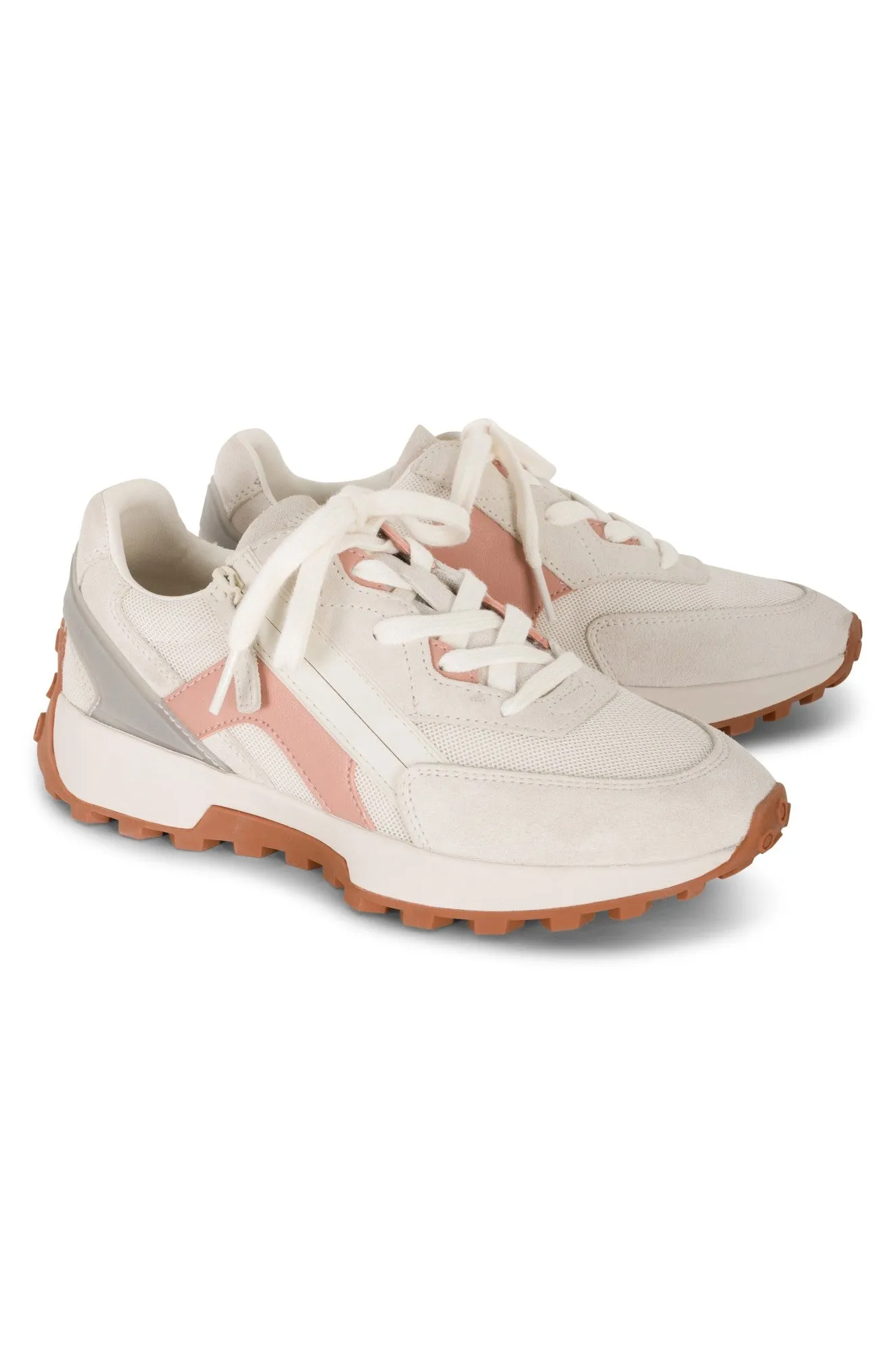 Orthotic friendly Leather Sneaker | Blush Multi | STARDUST AB
