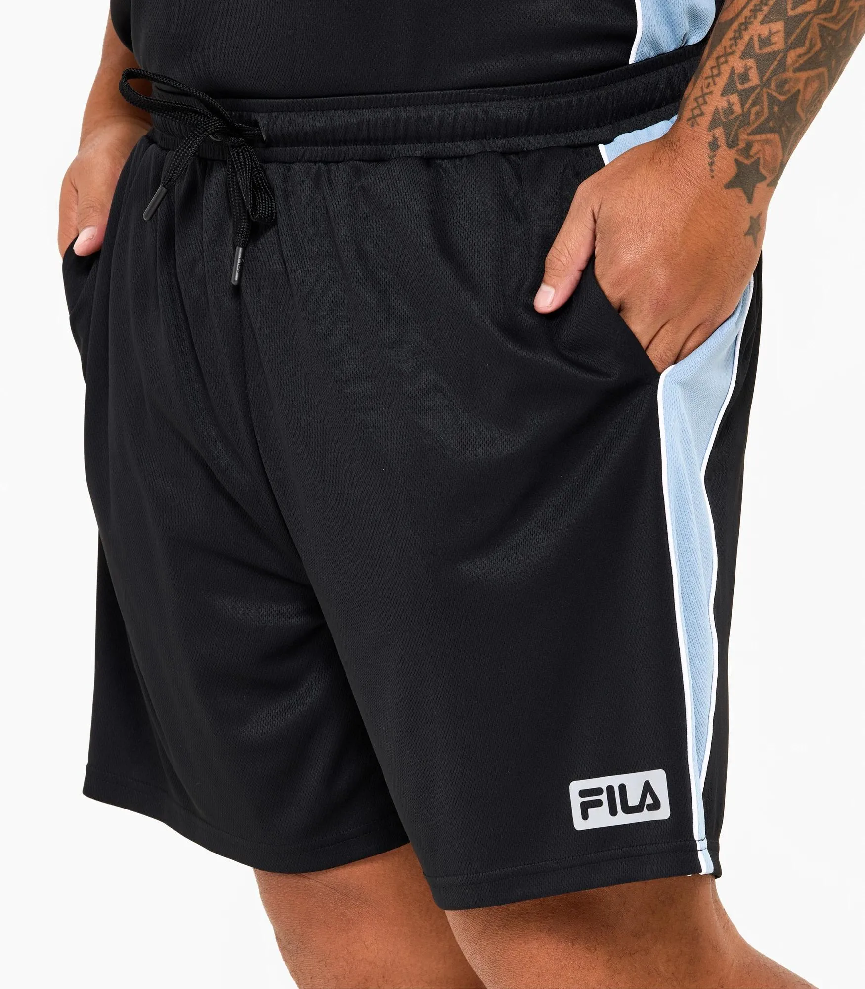 popular  Plus Size Kian Mesh Shorts - Fila