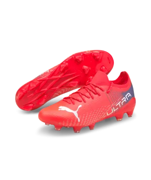 Puma Ultra 2.3 FG/AG Soccer Cleats 106518 01 RED/BLU/WHT