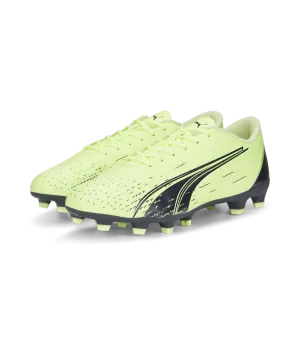 Puma Ultra Play FG/AG Junior Soccer Cleats 106923 01  FIZZY LIGHT-PARISIAN NIGHT-BLUE GLIMMER