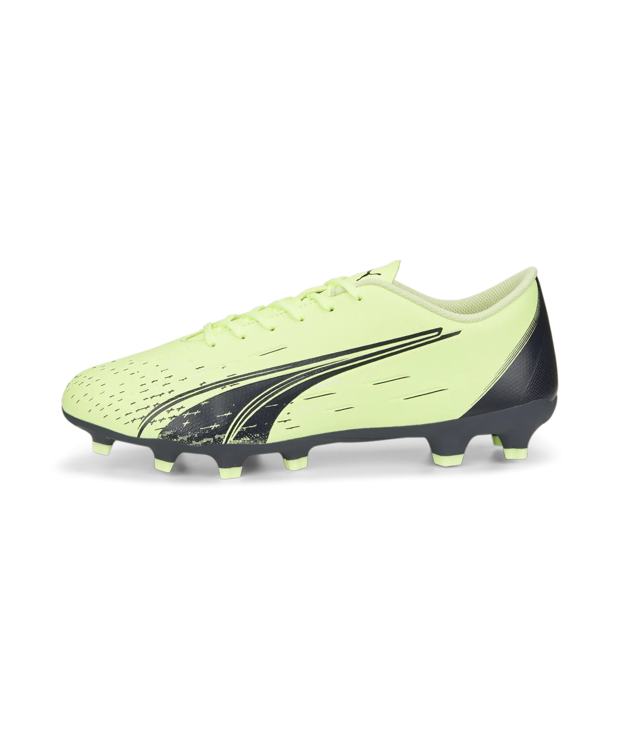 Puma Ultra Play FG/AG Junior Soccer Cleats 106923 01  FIZZY LIGHT-PARISIAN NIGHT-BLUE GLIMMER