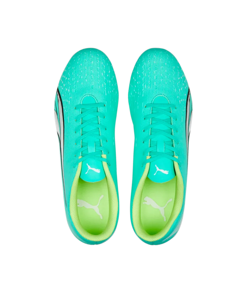Puma Ultra Play Soccer Cleats 107224 03 ELECTRIC PEPPERMINT-PUMA WHITE-FAST YELLOW