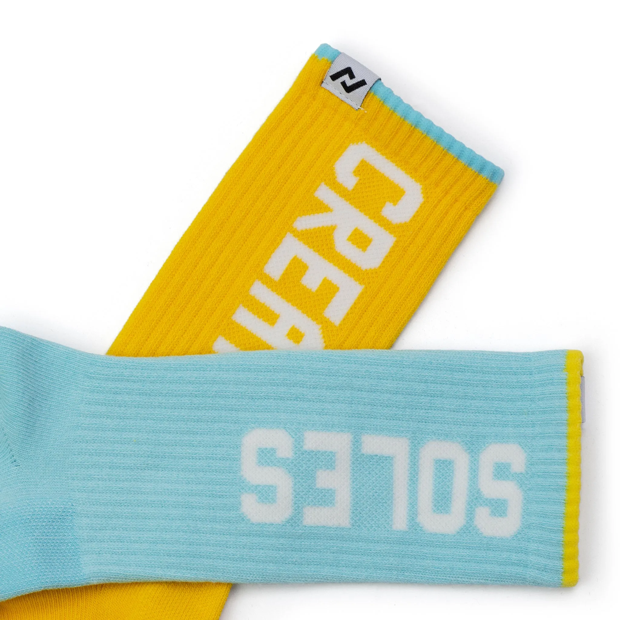 RN Socks Mix-n-Match Blue/Yellow