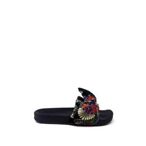 Sanny Floral Bow Trim Slider