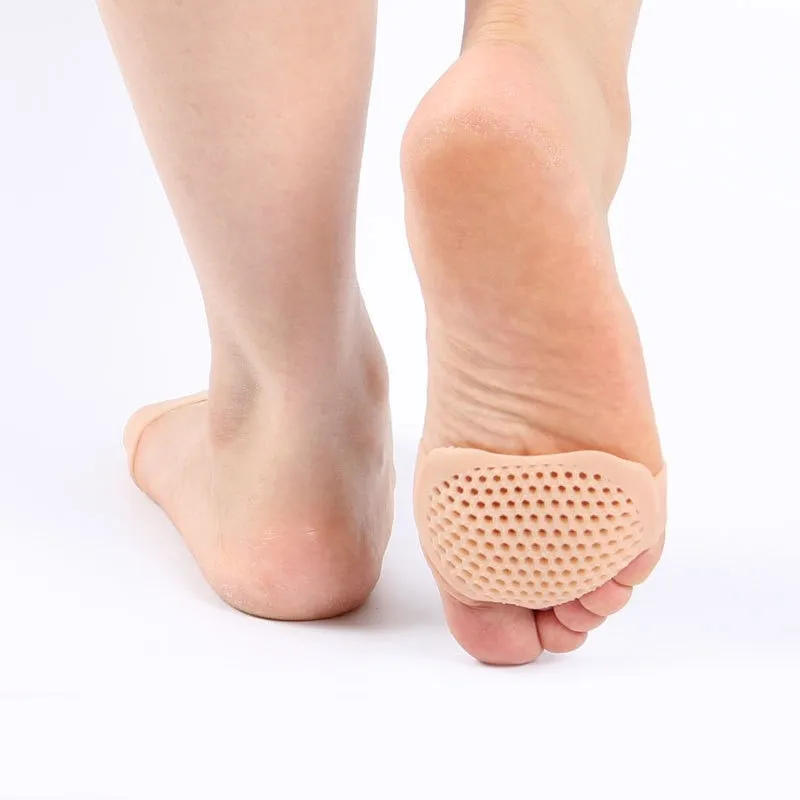 Silicone Forefoot Metatarsal Pads Pain Relief Orthotics Foot Massage Anti slip Protector