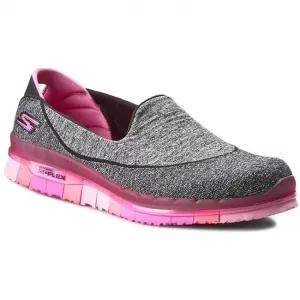 Skechers scarpa ballerina da donna Go Flex 14010/BKHP nero rosa
