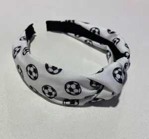 Soccer Print Headband