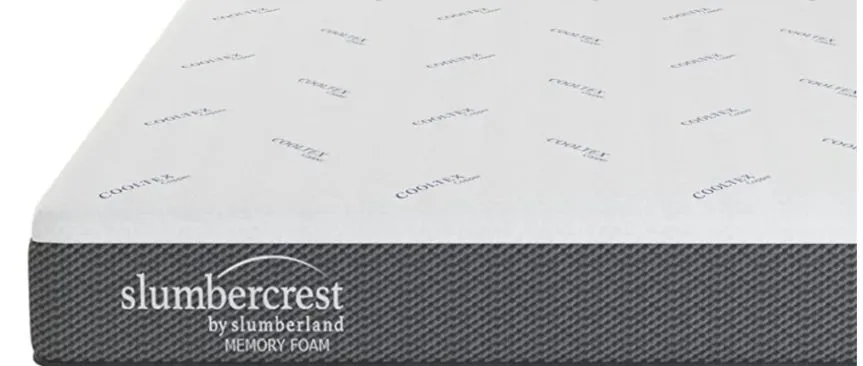 SOLD (Bedding) Slumbercrest 10 inch Queen Memory Foam Mattress Bed with Copper Cooling Cover and Cooling Infused Gel-Foam