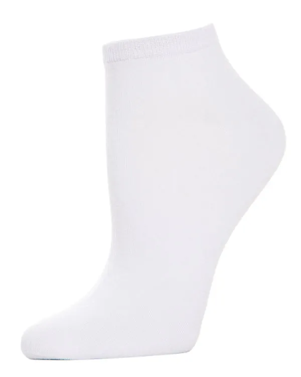 Solid Knit Bamboo Blend Low Cut Ankle Socks by Me Moí