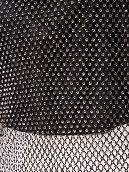 Sportmax   Valdai embellished mesh top 