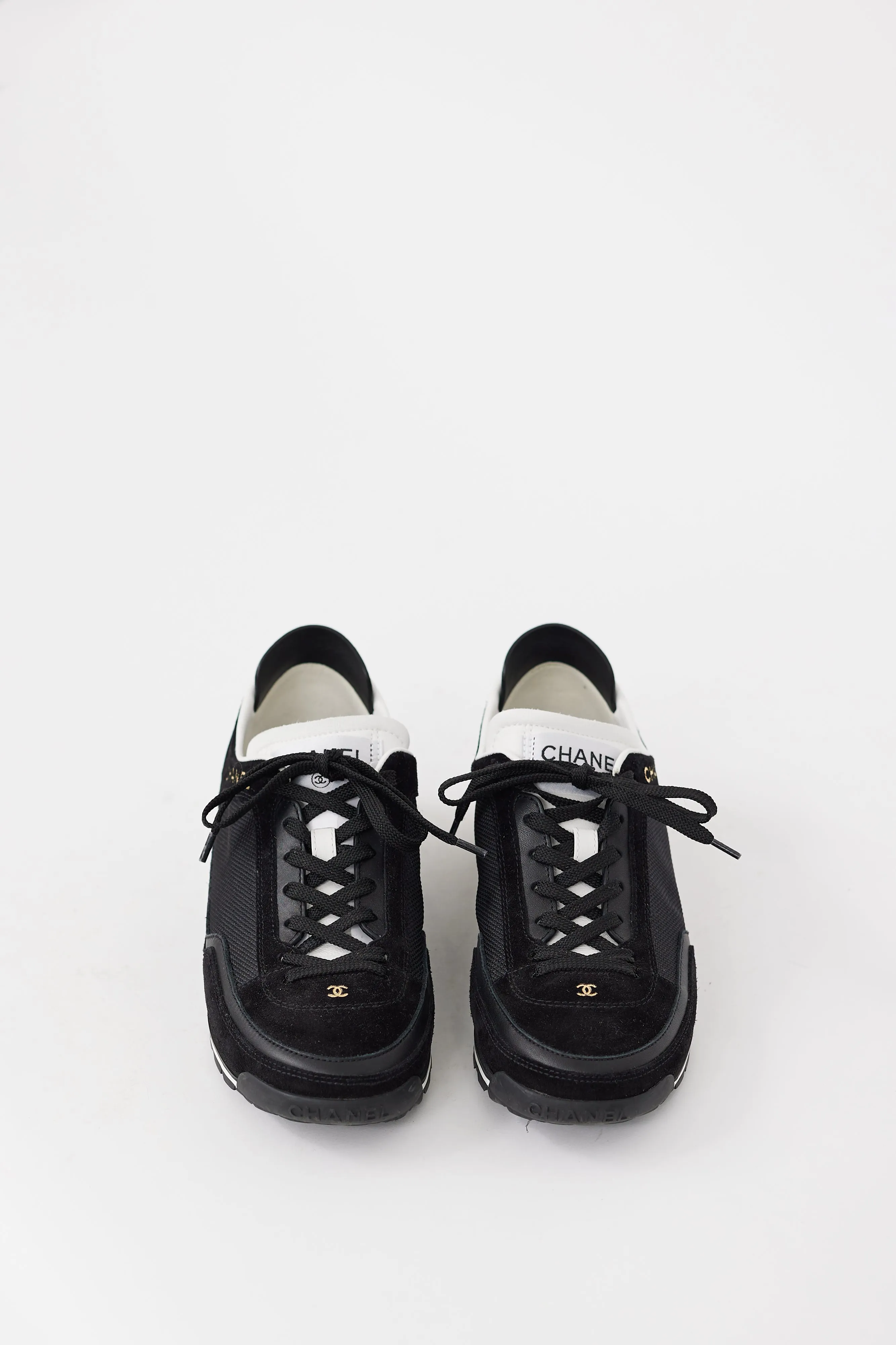 SS 2023 Black Suede & Mesh CC Sneaker