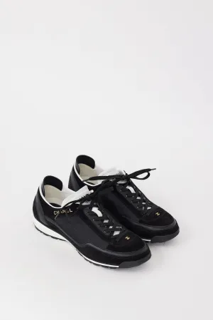 SS 2023 Black Suede & Mesh CC Sneaker