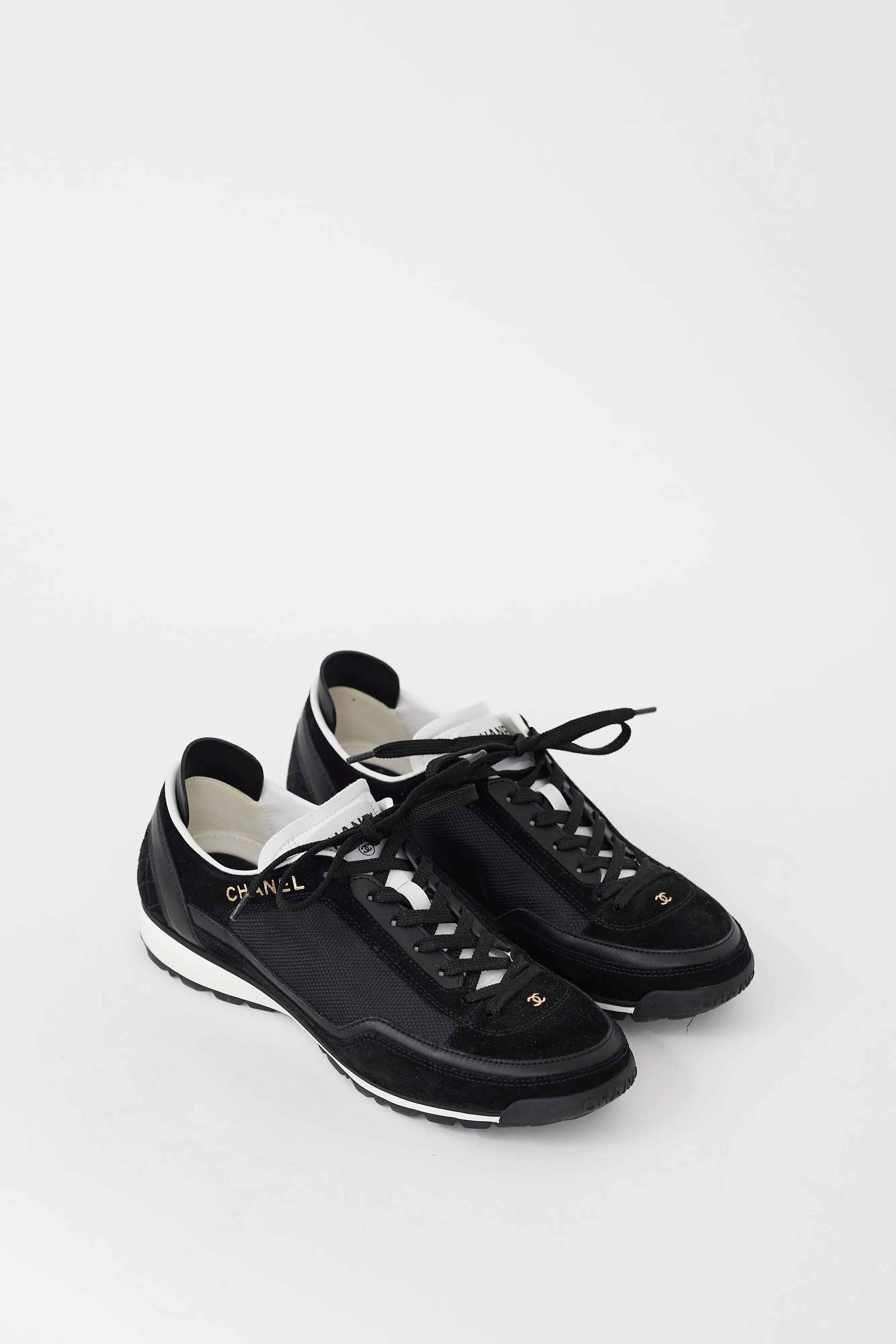 SS 2023 Black Suede & Mesh CC Sneaker