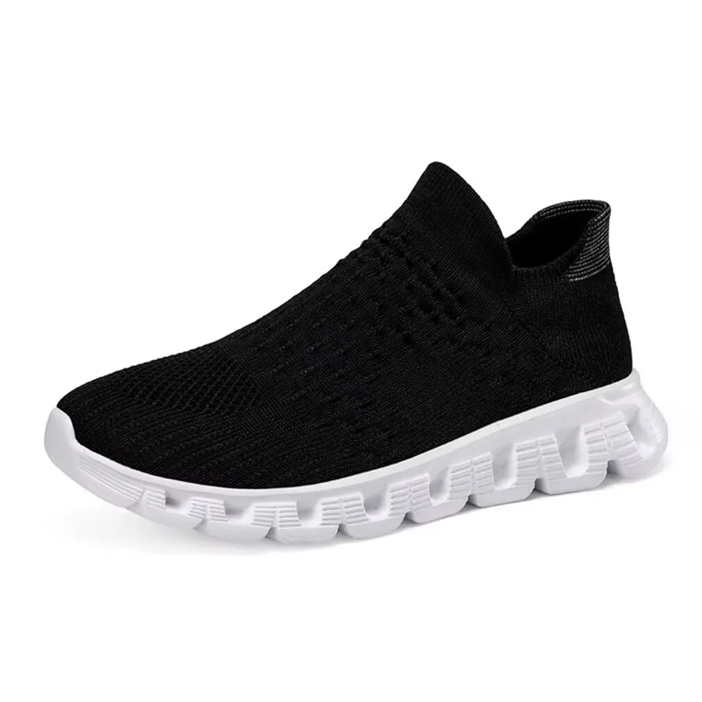 Tiosebon  Unisex Mesh Breathable  Casual Non Slip Flat Sports Sneakers