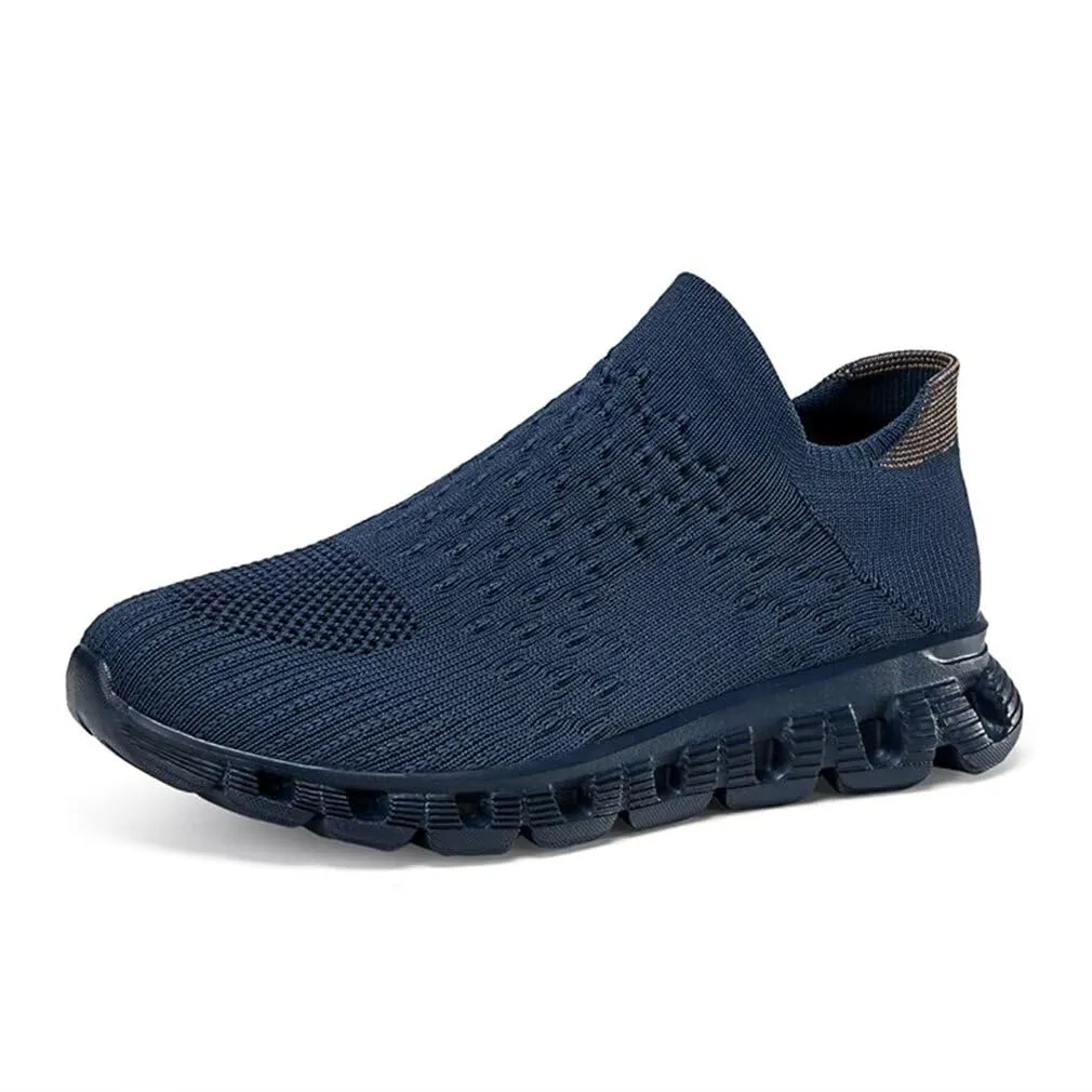 Tiosebon  Unisex Mesh Breathable  Casual Non Slip Flat Sports Sneakers