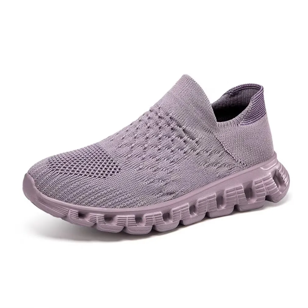 Tiosebon  Unisex Mesh Breathable  Casual Non Slip Flat Sports Sneakers