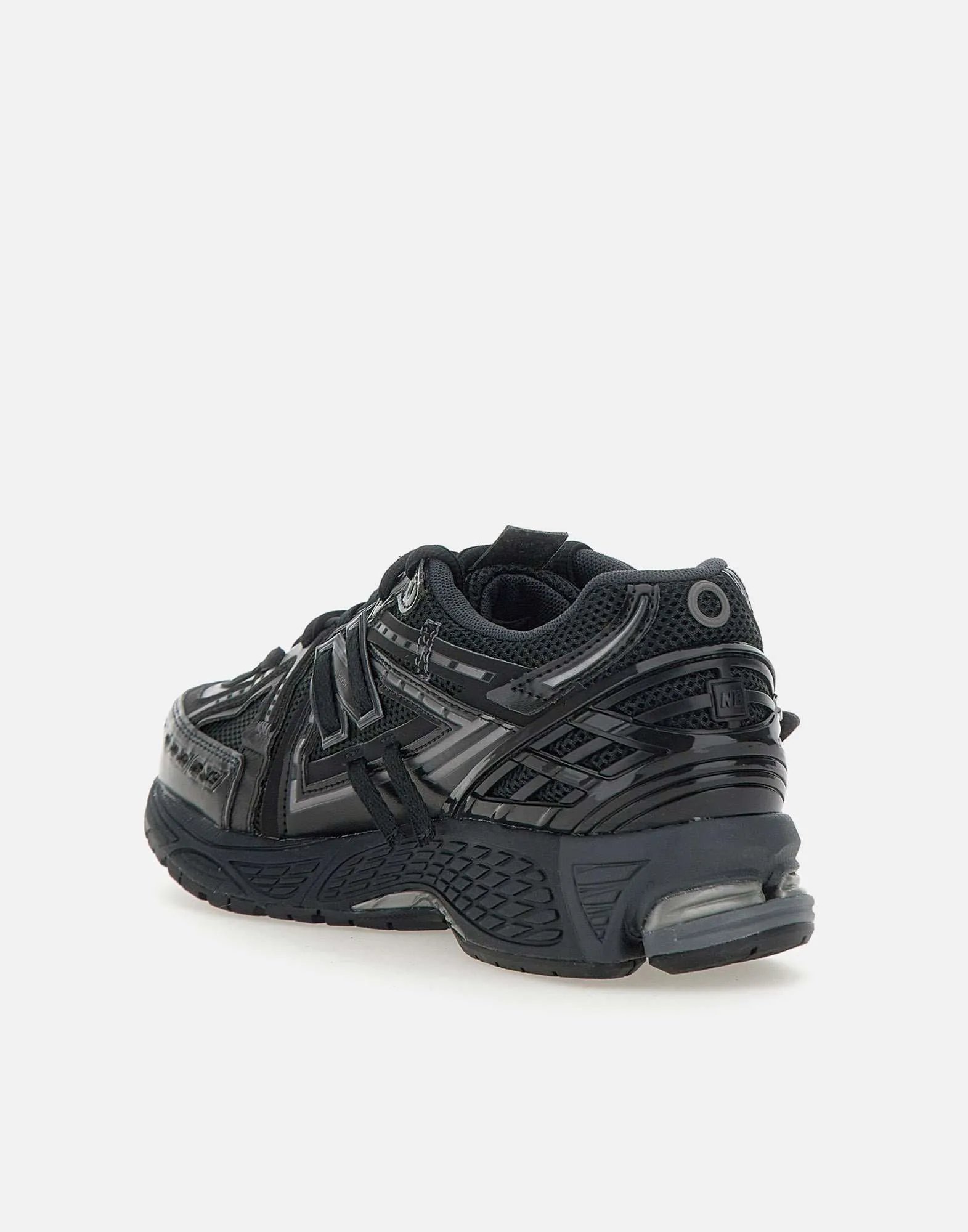 Total Black Lace-Up Sneakers